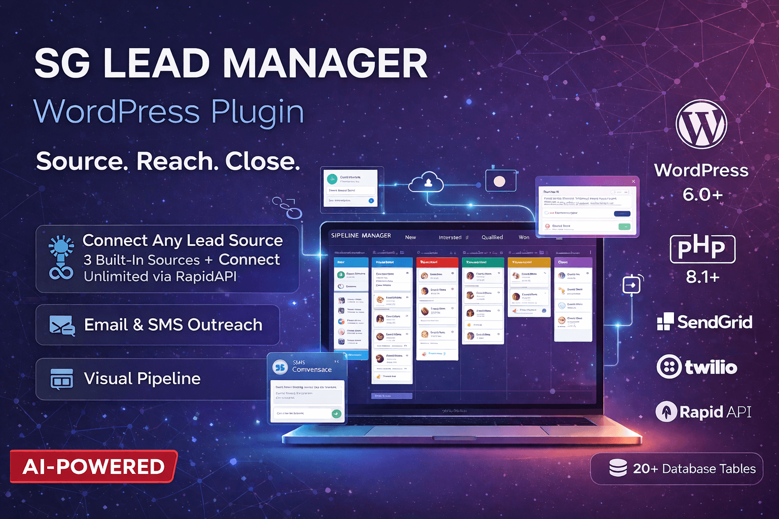 SG WordPress Lead Manager